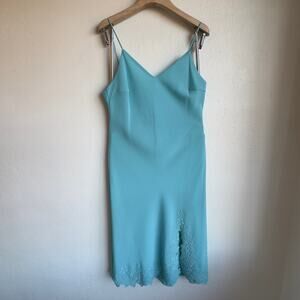 Elegant Blue Midi Dress